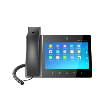 Grandstream GXV3380 - IP видеотелефон. 16 SIP аккаунтов, 16 линий, 8" (1280×800) мультитач экран, PoE, (1GbE)Gigabit Ethernet, Wi-Fi, Bluetooth