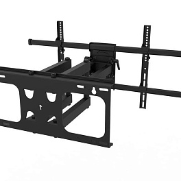 Для ТВ 40"-90", VESA макс. 800x400мм, до 75кг. С системами блокировки движения и безинструментальной регулировкой.