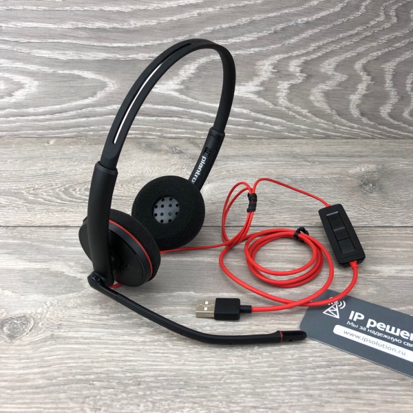 Plantronics BlackWire C3220-A - проводная гарнитура (стерео, USB-A) Plantronics BlackWire C3220-A - проводная гарнитура (стерео, USB-A)