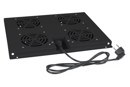 Cabeus, TRAY-60-BK, модуль вентиляторный с 4-я вентиляторами для установки в напольные шкафы серии SH-05C, ND-05C глубиной 600мм, цвет черный (RAL 9004) Cabeus, TRAY-60-BK, модуль вентиляторный с 4-я вентиляторами для установки в напольные шкафы серии SH-05C, ND-05C глубиной 600мм, цвет черный (RAL 9004)