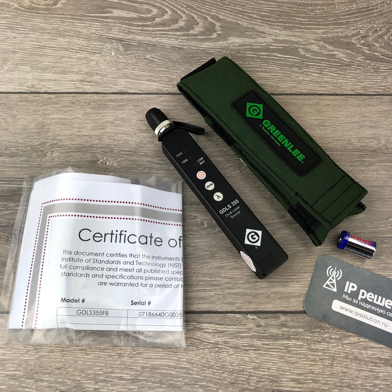 Greenlee DLS 355 - портативные источники излучения (1310/1550 нм) Greenlee DLS 355 - портативные источники излучения (1310/1550 нм)