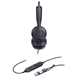 Yealink UH42 Dual UC USB-C/A, проводная USB-гарнитура Yealink UH42 Dual UC USB-C/A, проводная USB-гарнитура