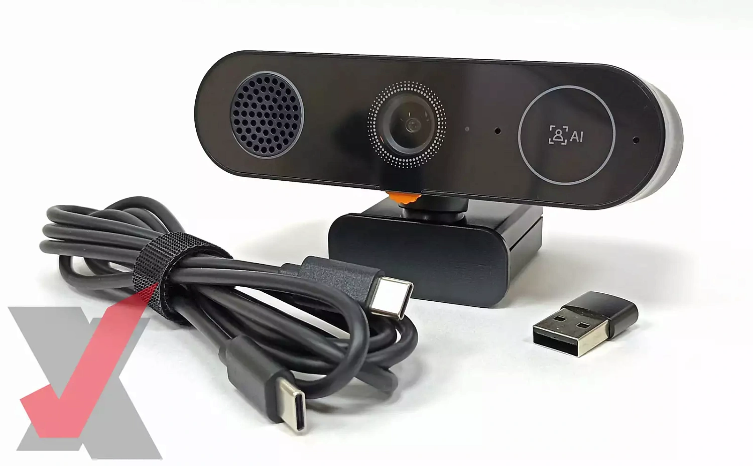 VoiceXpert VXV-111-UMS, веб-камера 2K, обзор 96°, встроенные микрофоны и динамик