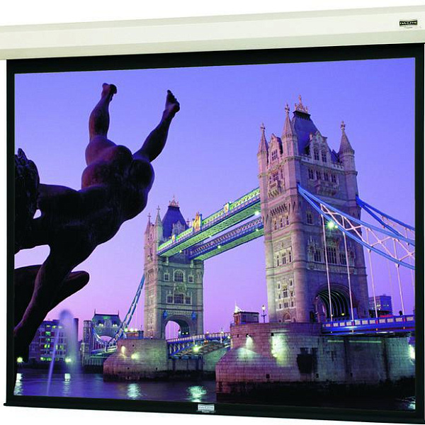 Проекционный экран с электроприводом Da-lite Cosmopolitan® Electrol® 106" 16:9 HDTV FORMAT, HC Matte White, проекционная область 132x234 см, длина корпуса 264см., цвет белый, дроп 30 см.