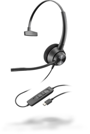 Poly EncorePro EP310 USB-C (214569-01), гарнитура для компьютера Poly EncorePro EP310 USB-C (214569-01), гарнитура для компьютера