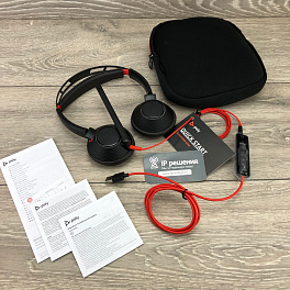 Plantronics BlackWire C5220-A - проводная гарнитура (jack 3.5/USB-A)