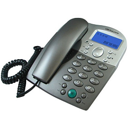 Skypemate USB-P4K, USB VoIP-телефон (серый)