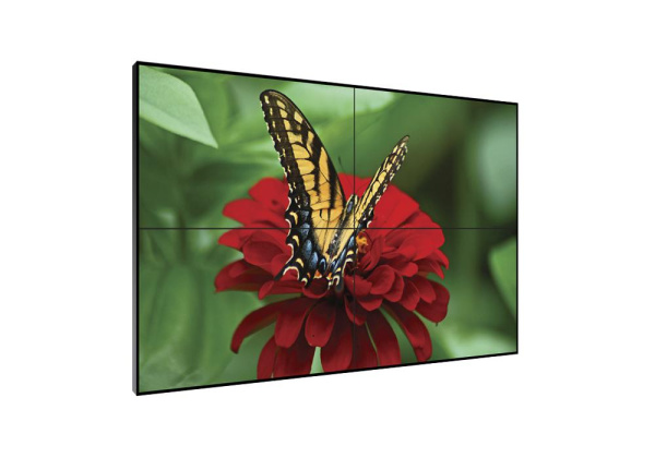 Видеостена 2х2 из панелей LG 55VH7E, 110", шов 1,8 мм; настенное выдвижное крепление Видеостена 2х2 из панелей LG 55VH7E, 110", шов 1,8 мм; настенное выдвижное крепление