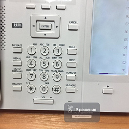 Panasonic KX-HDV230RU, SIP телефон проводной (белый) в комплекте с блоком питания