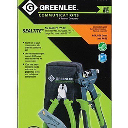 Greenlee 4910 - набор инструментов SealTite Pro CATV для монтажа коаксиального кабеля