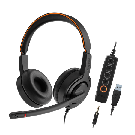 Axtel Voice UC45 duo NC, компьютерная гарнитура Axtel Voice UC45 duo NC, компьютерная гарнитура