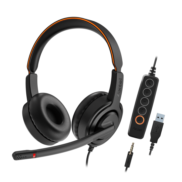 Axtel Voice UC45 duo NC, компьютерная гарнитура