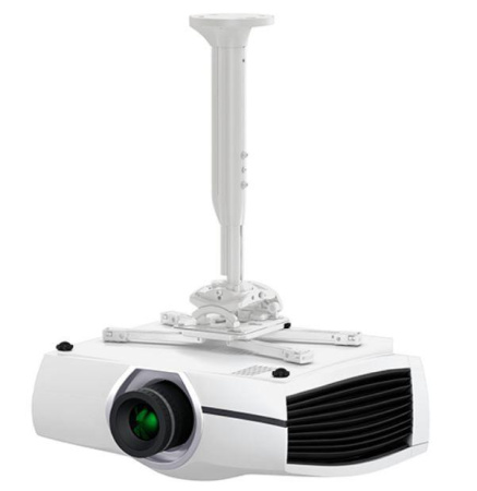 Набор для крепления проектора Chief KITMC030045W нагрузка до 22 кг., длина штанги 30-45 см, микрорегулировки: гор. ±3°, накл. ±15°, вращ. 360°, белый