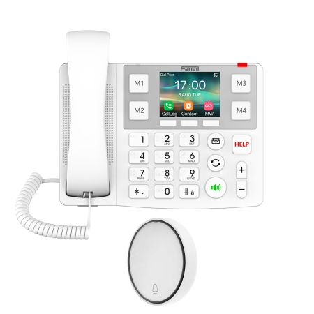 Комплект для пожилых людей (ip-телефон+кнопка SOS) №2