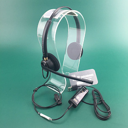 Plantronics EncorePro HW525 USB BNC (PL-HW525-USB), профессиональная USB-гарнитура для работы с ПК