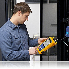 Fluke Networks OFP-100-MI - оптический рефлектометр MM (850/1300 нм) + видеомикроскоп