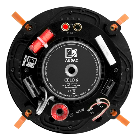AUDAC CELO6, двухполосная, коаксиальная, встраиваемая акустическая система
