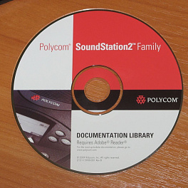 Polycom SoundStation2 EX, телефонный аппарат для конференц-связи, c возможностью подключения дополнительных микрофонов