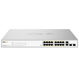 Wi-Tek WI-PCES320GFH, управляемый гигабитный коммутатор с PoE 16 ports Wi-Tek WI-PCES320GFH, управляемый гигабитный коммутатор с PoE 16 ports