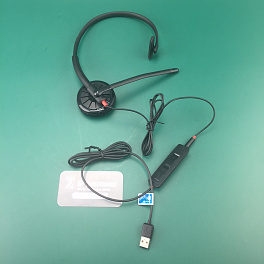 Plantronics BlackWire C315.1-M, проводная гарнитура  (разъемы USB и jack 3.5мм) MS Lync