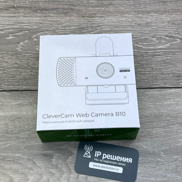 CleverCam WebCam B10, веб-камера, Full HD, USB 2.0  CleverCam WebCam B10, веб-камера, Full HD, USB 2.0