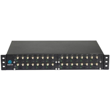Dinstar DWG2000G-32GSM, VoIP GSM шлюз ,  базовый блок на 32GSM, встроенный антенный сумматор