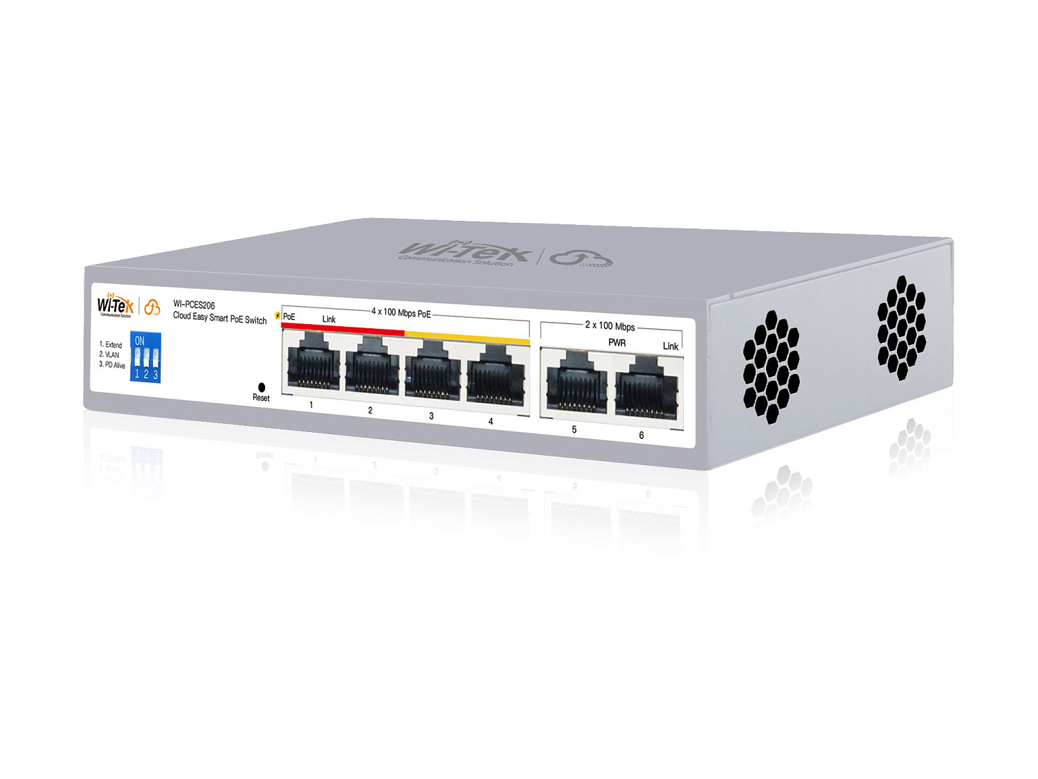 WI-TEK WI-PCES206, коммутатор