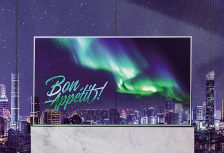 Прозрачный OLED-дисплей, 55", FHD, прозрачность 38% Прозрачный OLED-дисплей, 55", FHD, прозрачность 38%