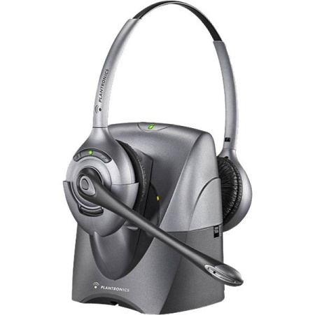 Plantronics SupraPlus Wireless Binaural, гарнитура DECT с адаптером и HL10