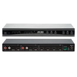 Prestel SW-4K42MVS, бесподрывный HDMI-коммутатор 4x2