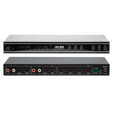 Prestel SW-4K42MVS, бесподрывный HDMI-коммутатор 4x2
