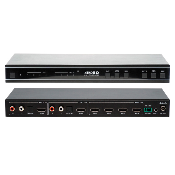 Prestel SW-4K42MVS, бесподрывный HDMI-коммутатор 4x2