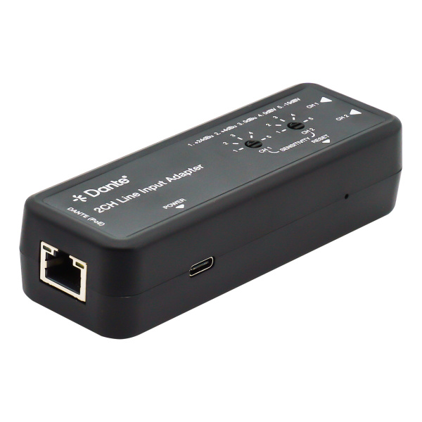 Prestel ADPX-2IEB, конвертер аналогового аудио в dante