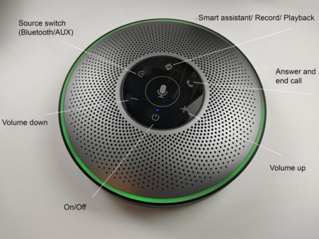 eMeet OfficeCore M2 Gray, Bluetooth-спикерфон (серый) 