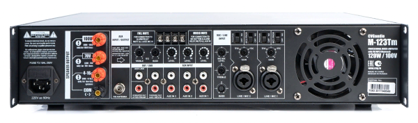 CVGaudio M-123Tm, микшер-усилитель с встроенным модулем источника сигнала CVGaudio M-123Tm, микшер-усилитель с встроенным модулем источника сигнала