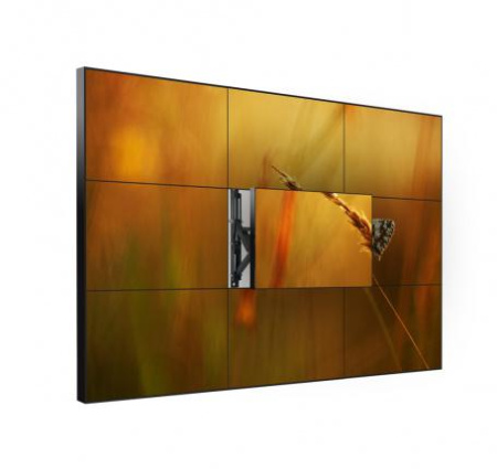 Видеостена 3х3 из панелей LG 49VM5C, 147", шов 1,8 мм; настенное выдвижное крепление (B-Tech) Видеостена 3х3 из панелей LG 49VM5C, 147", шов 1,8 мм; настенное выдвижное крепление (B-Tech)