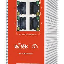 Wi-Tek WI-PСMS306GF-I, промышленный рое-коммутатор