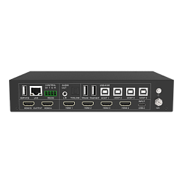 Prestel SWU-4K42MVS, бесподрывный коммутатор 4xHDMI 2.0 и USB-C в 2 HDMI 2.0