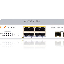 WI-TEK WI-PCES310GF v2, настраиваемый гигабитный PoE-коммутатор WI-TEK WI-PCES310GF v2, настраиваемый гигабитный PoE-коммутатор