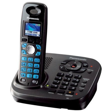 Panasonic KX-TG8041RUT, беспроводной DECT телефон (темно-серый металлик)