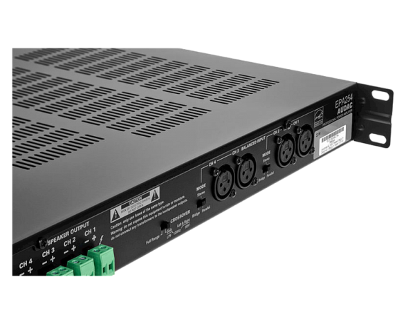 AUDAC EPA254, четырехканальный низкоомный усилитель AUDAC EPA254, четырехканальный низкоомный усилитель