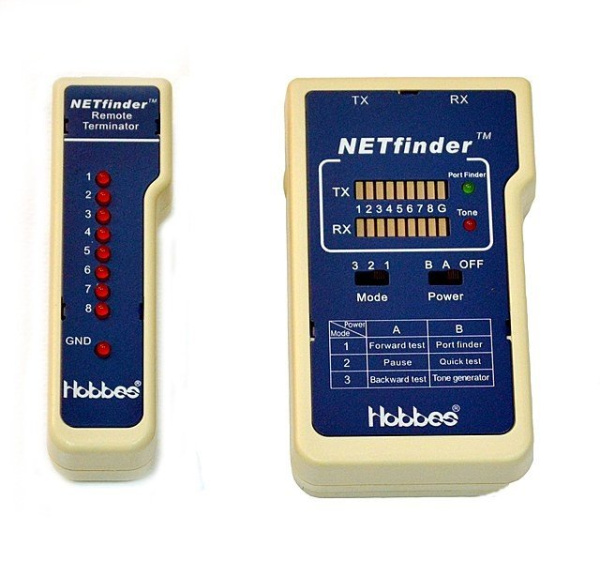 Hobbes NETFinder - кабельный тестер Hobbes NETFinder - кабельный тестер