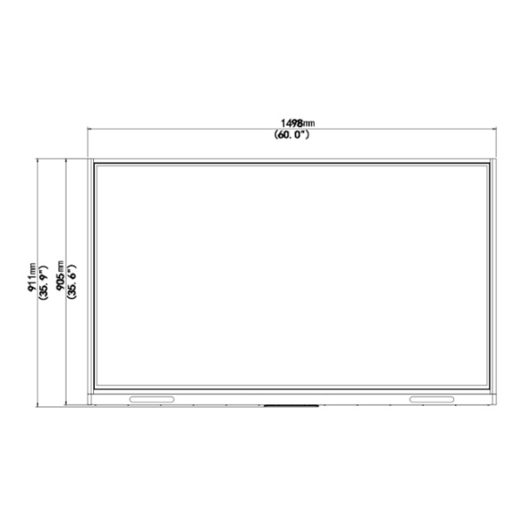Uniview MW3565-U-E, интерактивная панель 65"