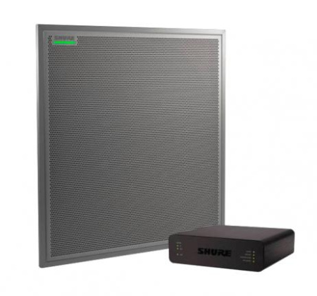 Потолочный микрофонный массив MXA910AL-60CM серебристого цвета, Dante, INTELLIMIX, 60 см в комплекте с аудиоинтерфейсом ANIUSB-MATRIX