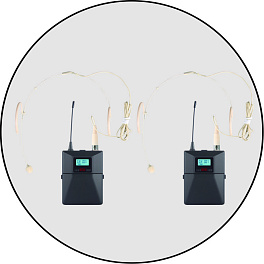ITC T-521US,  радиосистема 2 головных микрофона