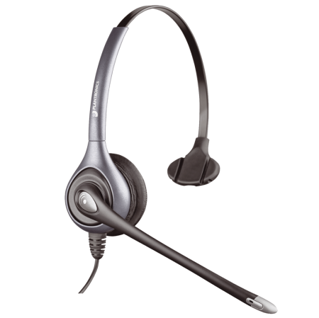 Plantronics Supra Plus NC Wideband (PL-HW351N/A) Silver, телефонная гарнитура для колл-центра