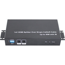 Разветвитель HDMI 1х2 по кабелю Cat5e/6