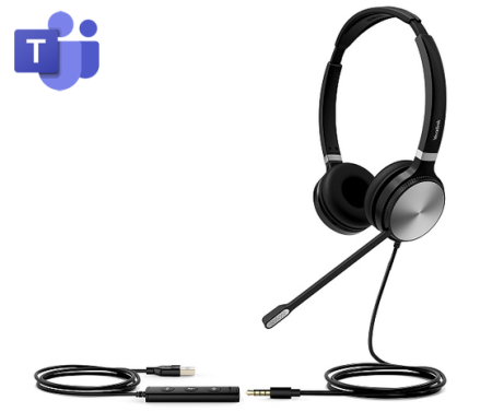 Yealink UH36 Dual Teams, USB гарнитура для компьютера для MS Teams Yealink UH36 Dual Teams, USB гарнитура для компьютера для MS Teams