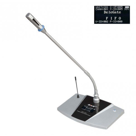 BKR WCS-201D Silver, беспроводной пульт делегата