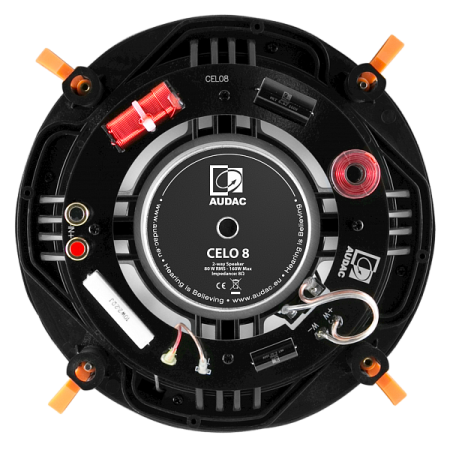 AUDAC CELO8, двухполосная, встраиваемая потолочная акустическая система